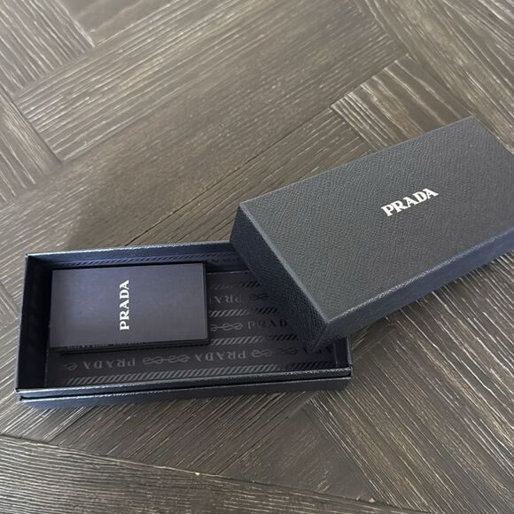 Prada Box, sunglasses, black, white, designer, luxury - Picture 3 of 3